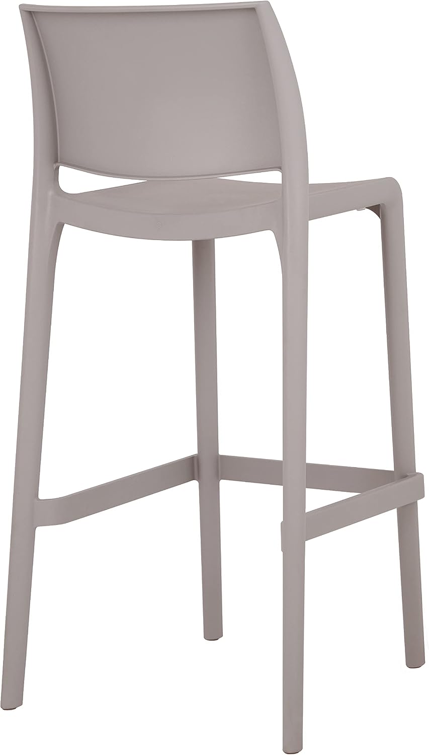 Grey Stackable Counter Stools Set 2