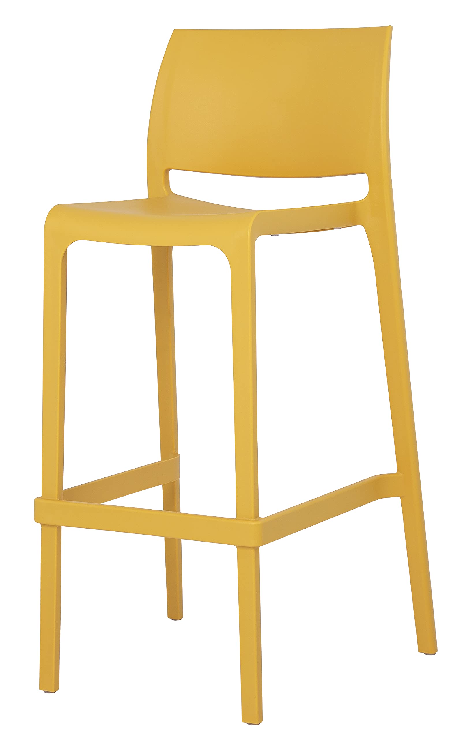 Grey Stackable Counter Stools Set 2