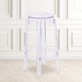 25.75" Clear Stackable Acrylic Stool