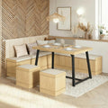 Natural 5pc Breakfast Nook Set