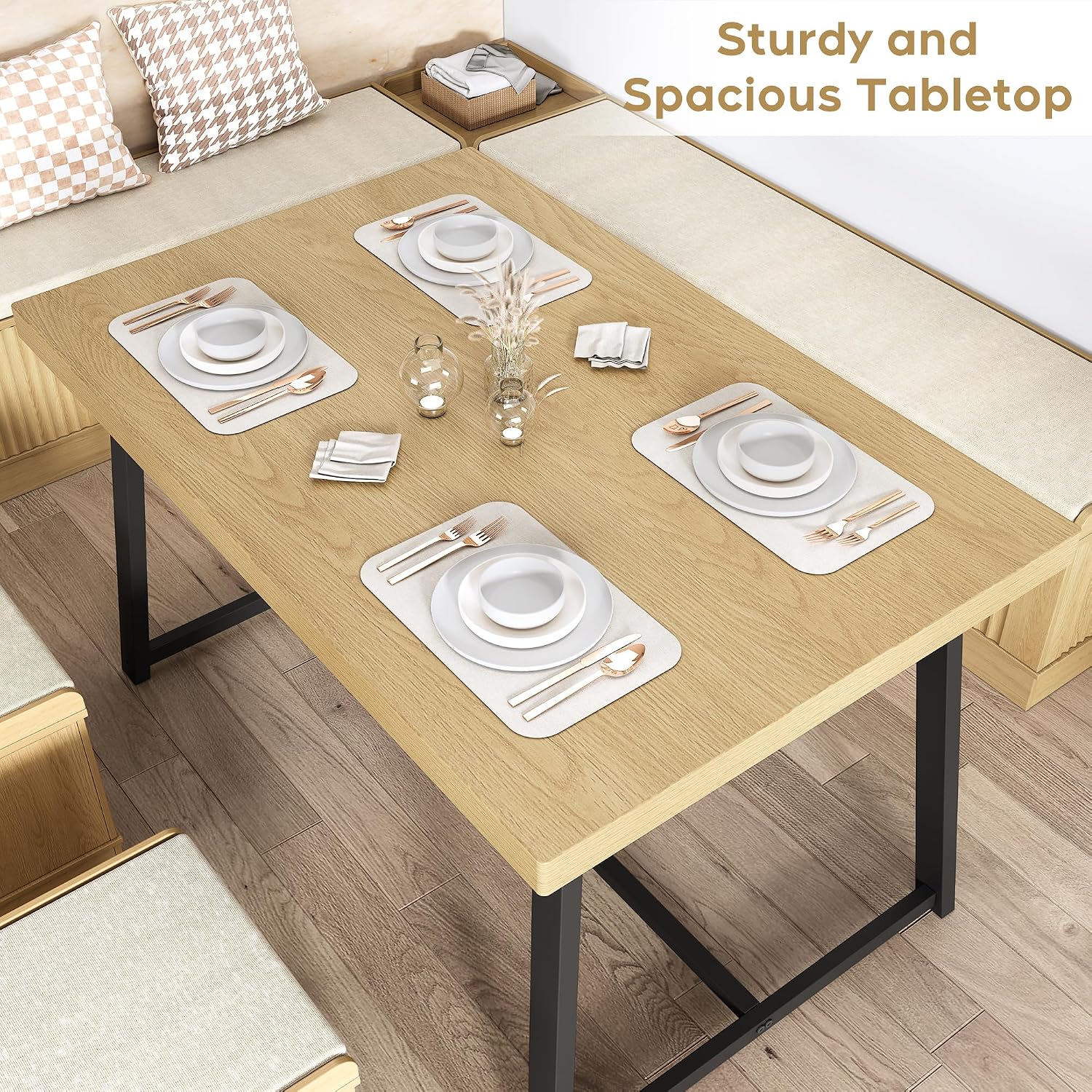 Natural 5pc Breakfast Nook Set