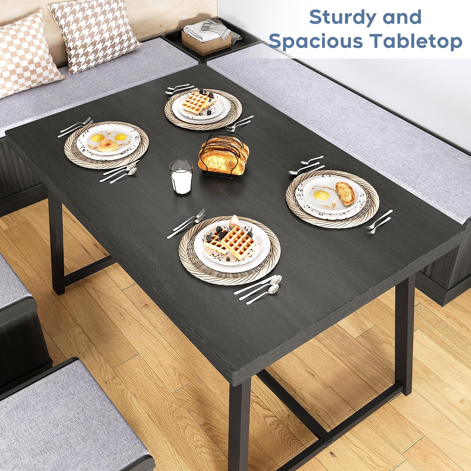 Espresso 6pc Breakfast Nook Set